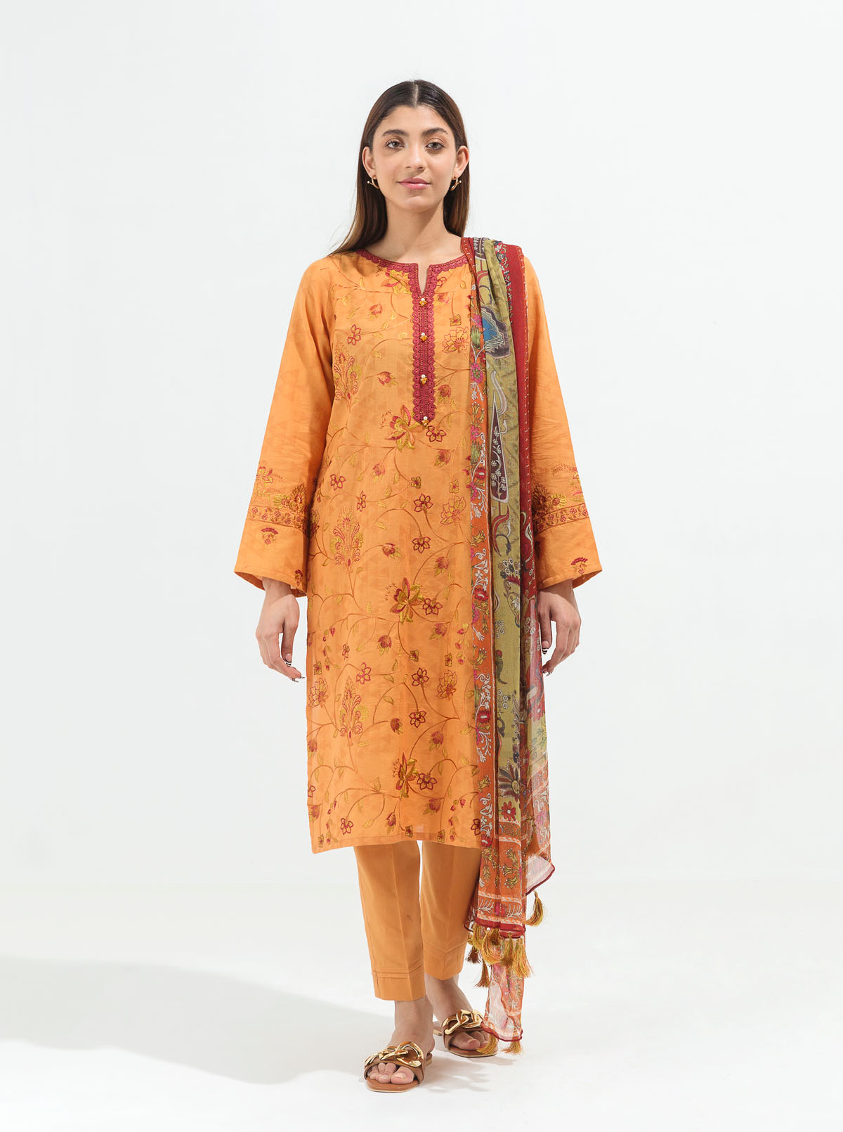 Vintage Floral-Embroidered-3P