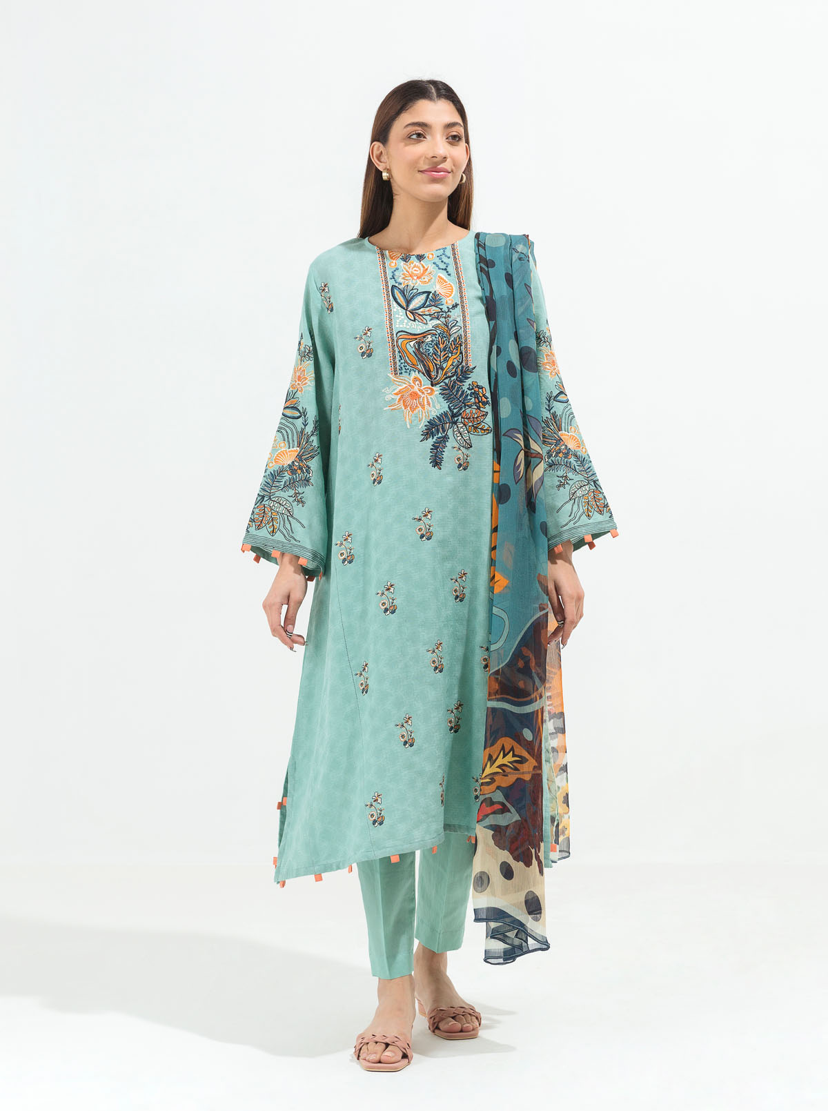 Spring Bouquet-Embroidered-3P