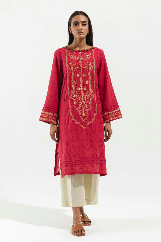 1 PIECE - EMBROIDERD JACQUARD SHIRT - DIVINITY DREAM