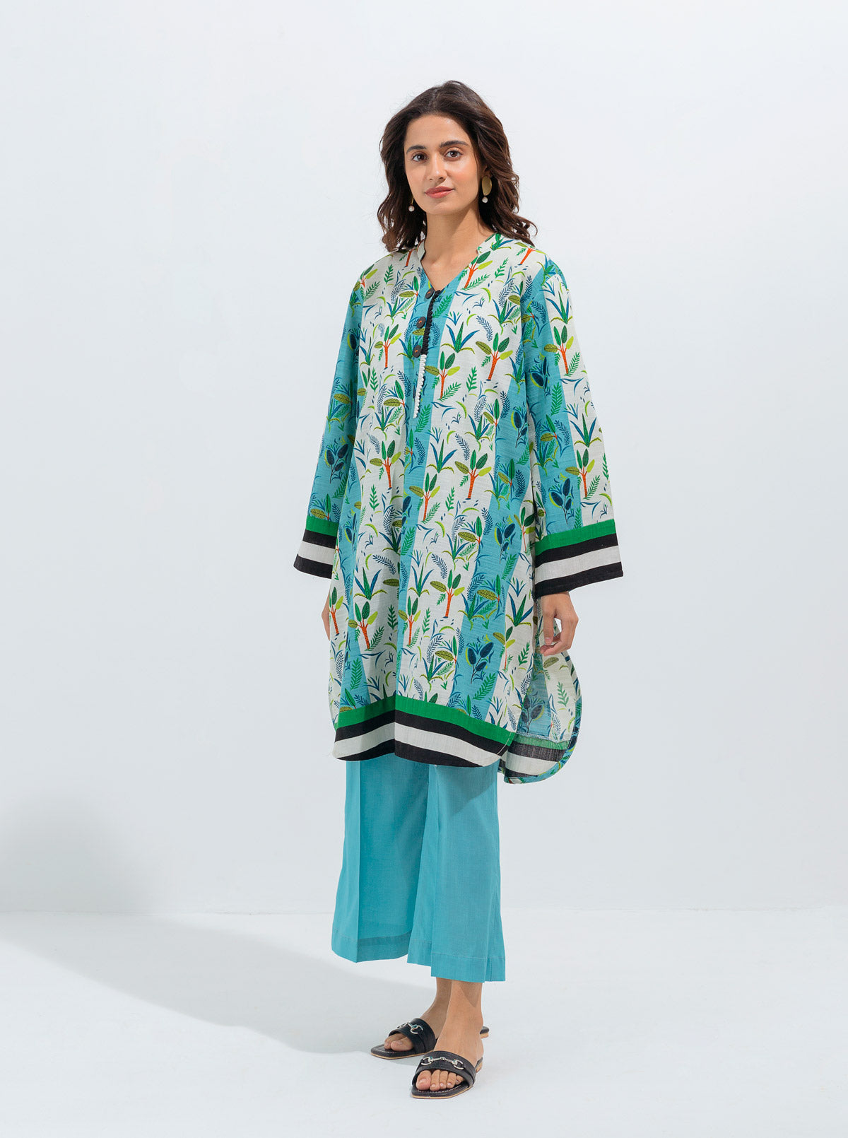 TROPICAL SPECTRUM-PRINTED-2P (UNSTITCHED)