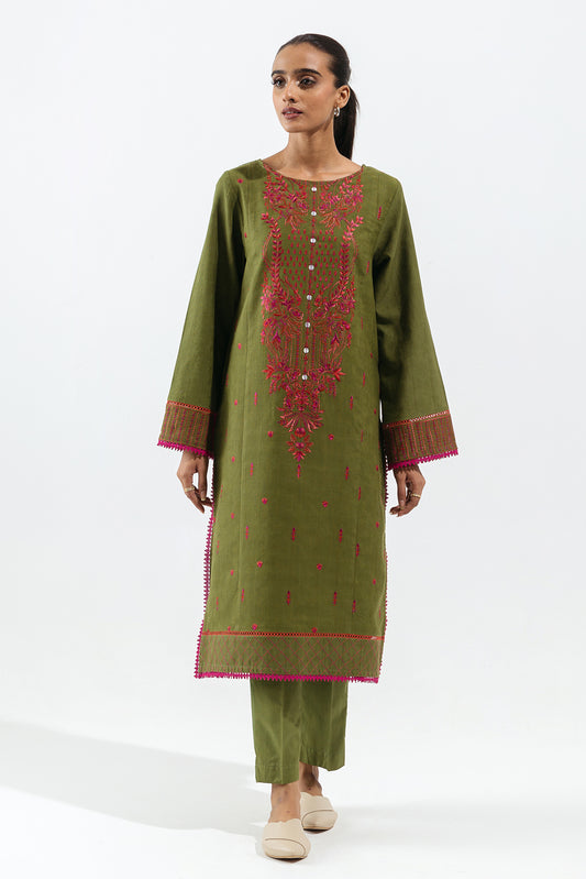 2 PIECE - EMBROIDERED JACQUARD SUIT - AFTERGLOW GLAM