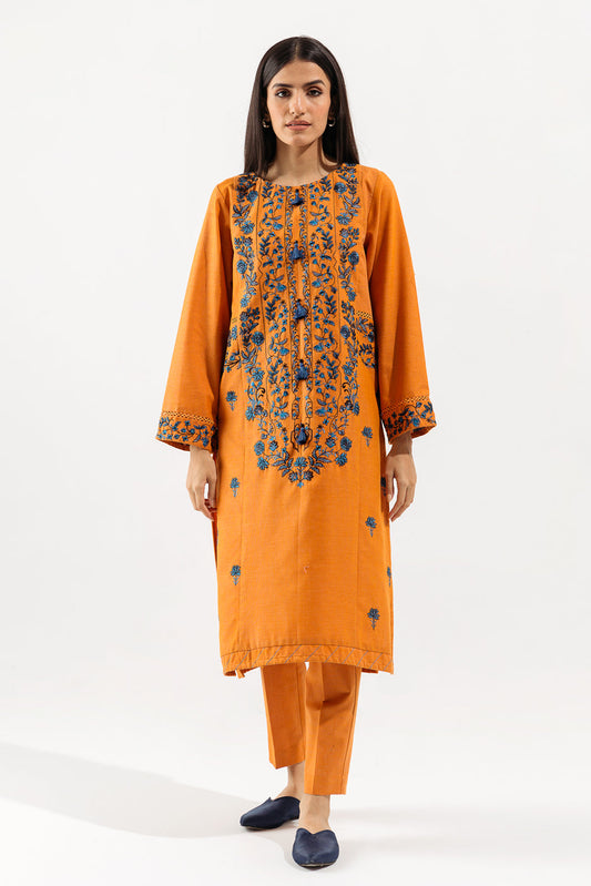 2 PIECE - EMBROIDERED KHADDAR SUIT - TRIBAL BEAUTY