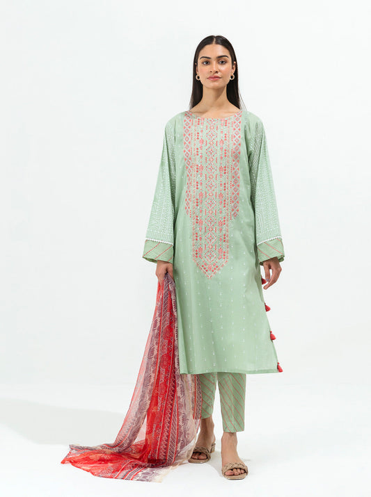 Hint Of Mint-Embroidered-3P (UNSTITCHED)