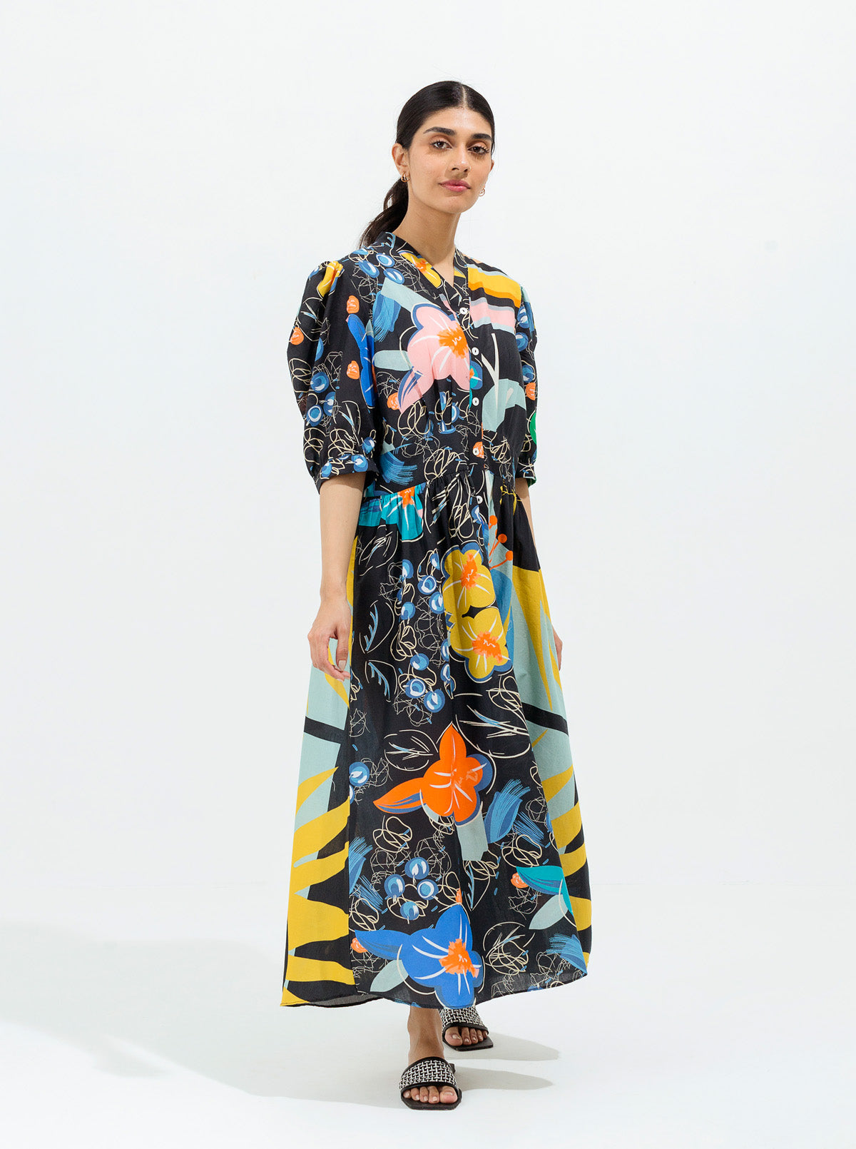 Botanical Bloom-Printed-1P (UNSTITCHED)