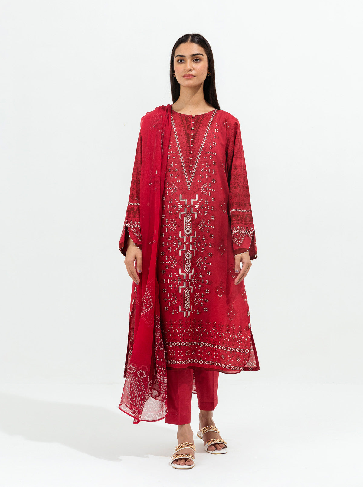 Oriental Ethnic-Printed-3P