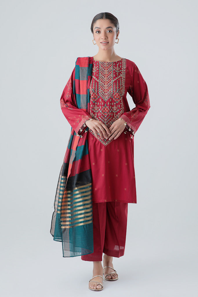 Scarlet Love-Embroidered-3P