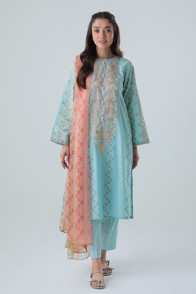 Quartz Blue-Embroidered-3P