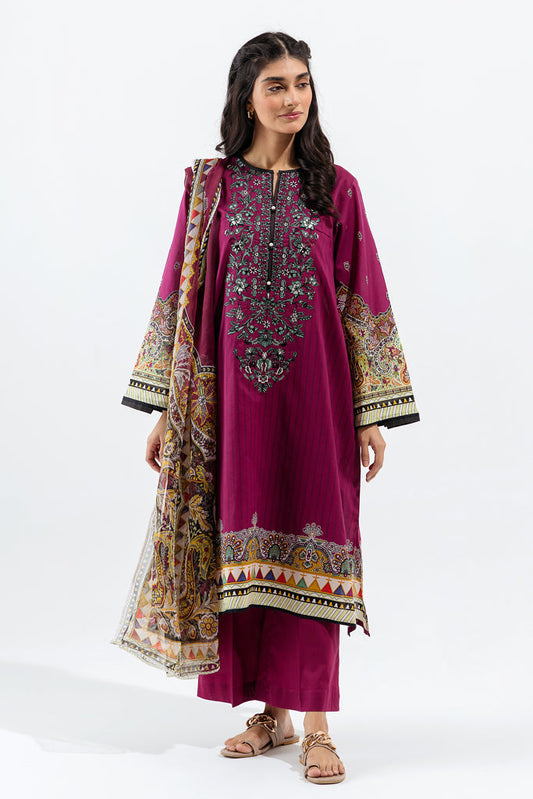 Fuchsia Fusion-Embroidered-3P