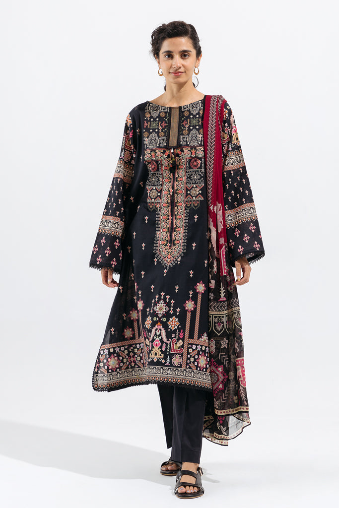 Gypsy Black-Embroidered-3P