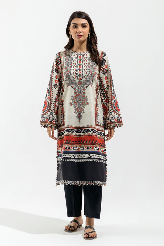 1 PIECE - PRINTED  LAWN SHIRT - PERSIAN KILIM