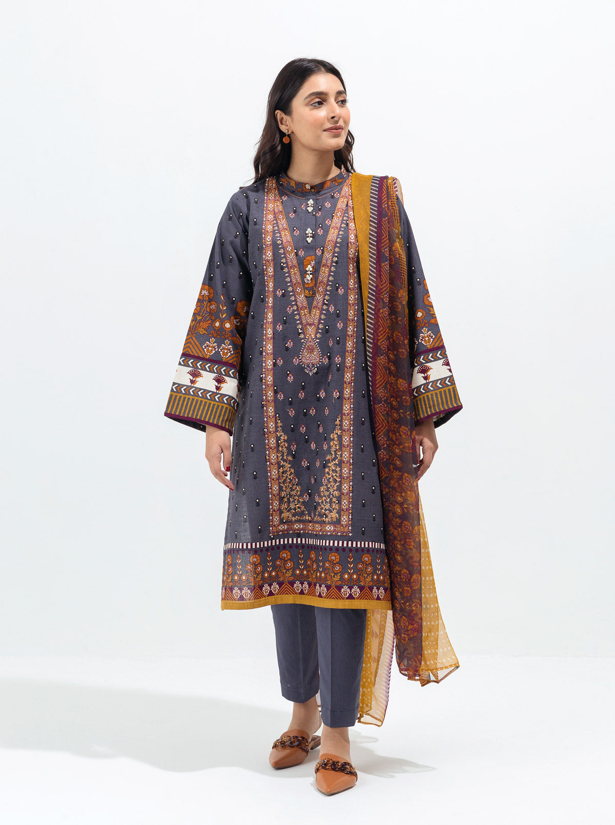 IMPERIAL GREY-PRINTED-2P (UNSTITCHED)