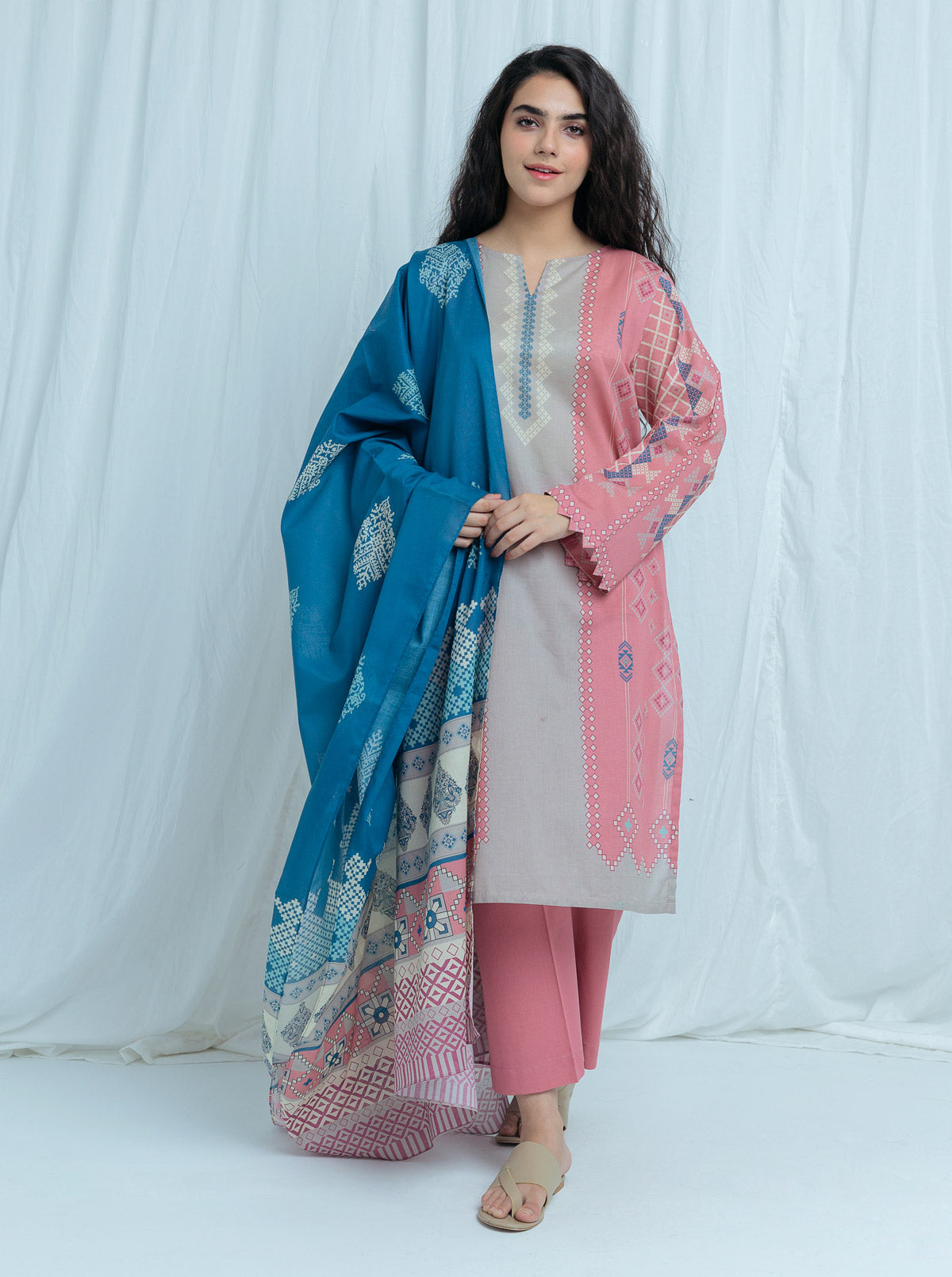 ROSE QUARTZ-PRINTED-2 PC