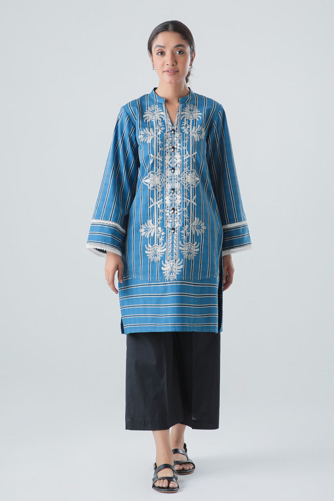 Gypsy Blue-Embroidered-1P