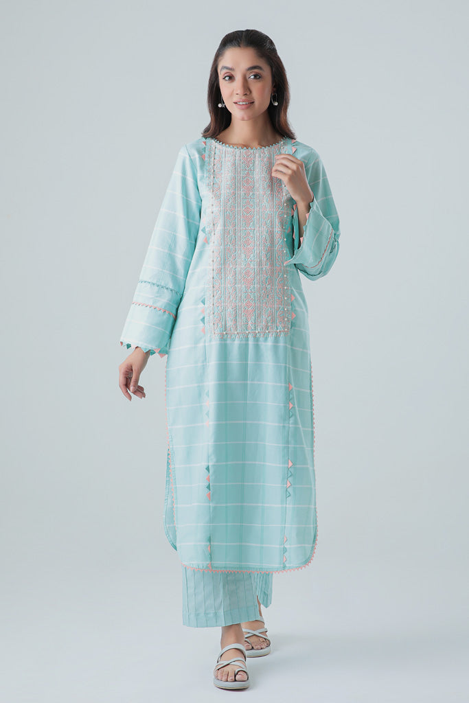 Blue Gleam-Embroidered-1P