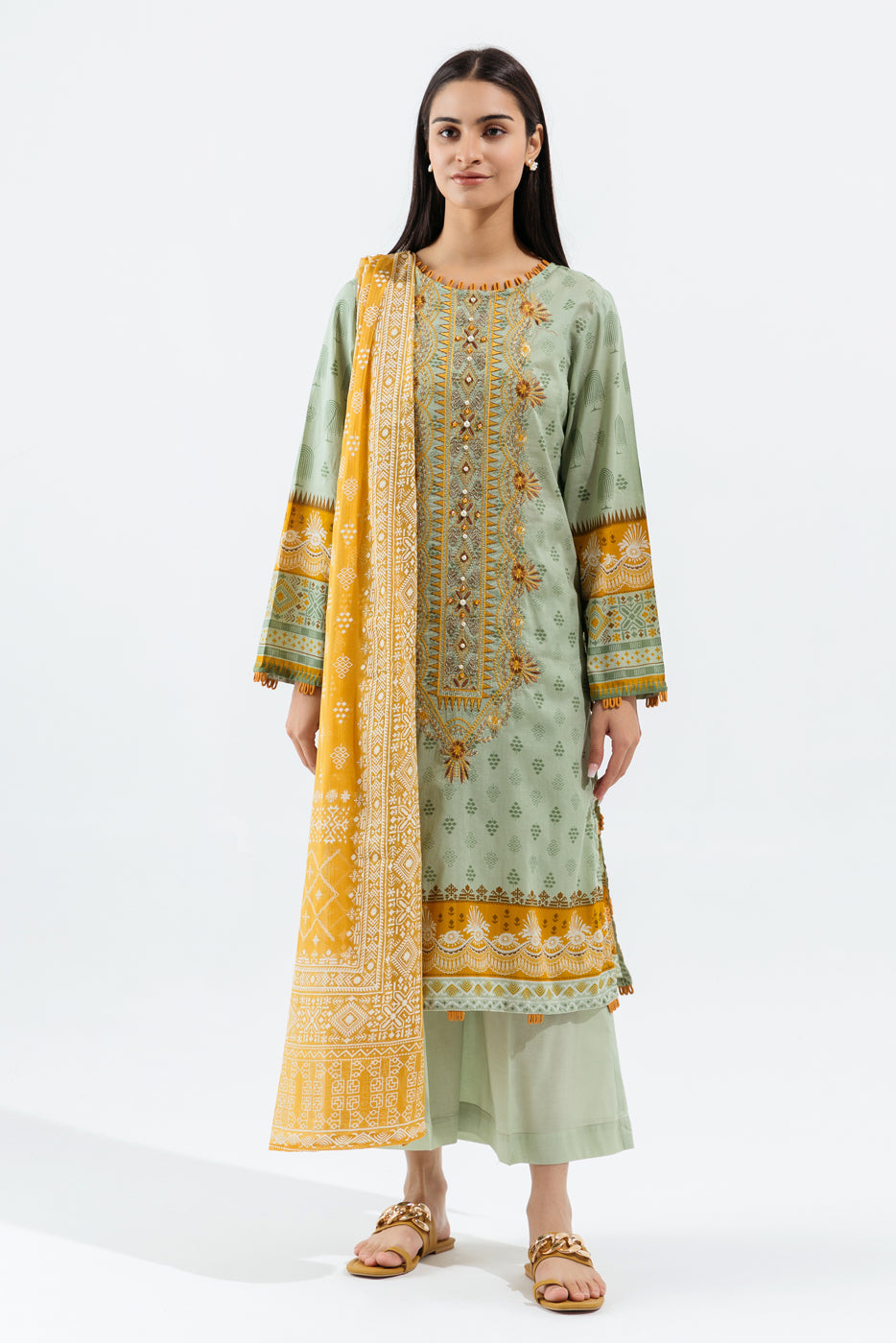 Celadon Mist-Embroidered-3P