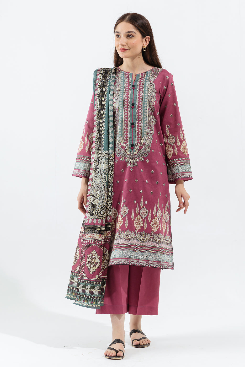 Antique Ethnic-Printed-3P