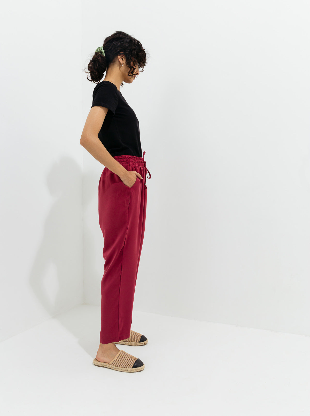 Rosewood Elasticated Waist Pants