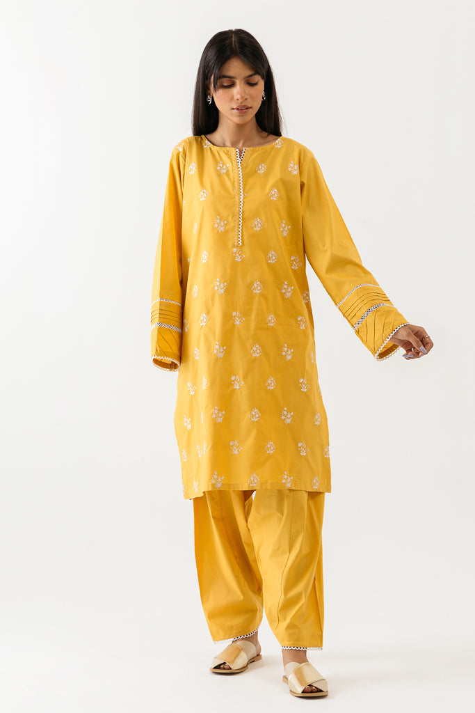 Embroidered Shirt With Shalwar