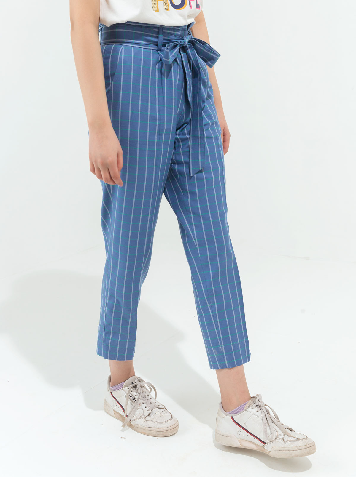 High Waisted Straight Pants