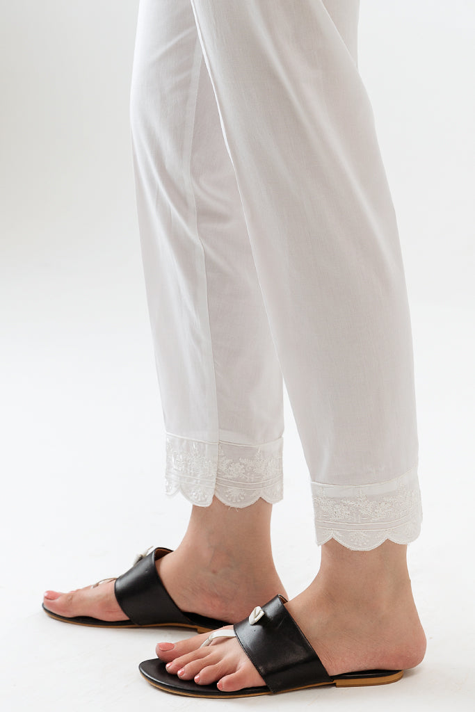 EMBROIDERED STRAIGHT PANTS