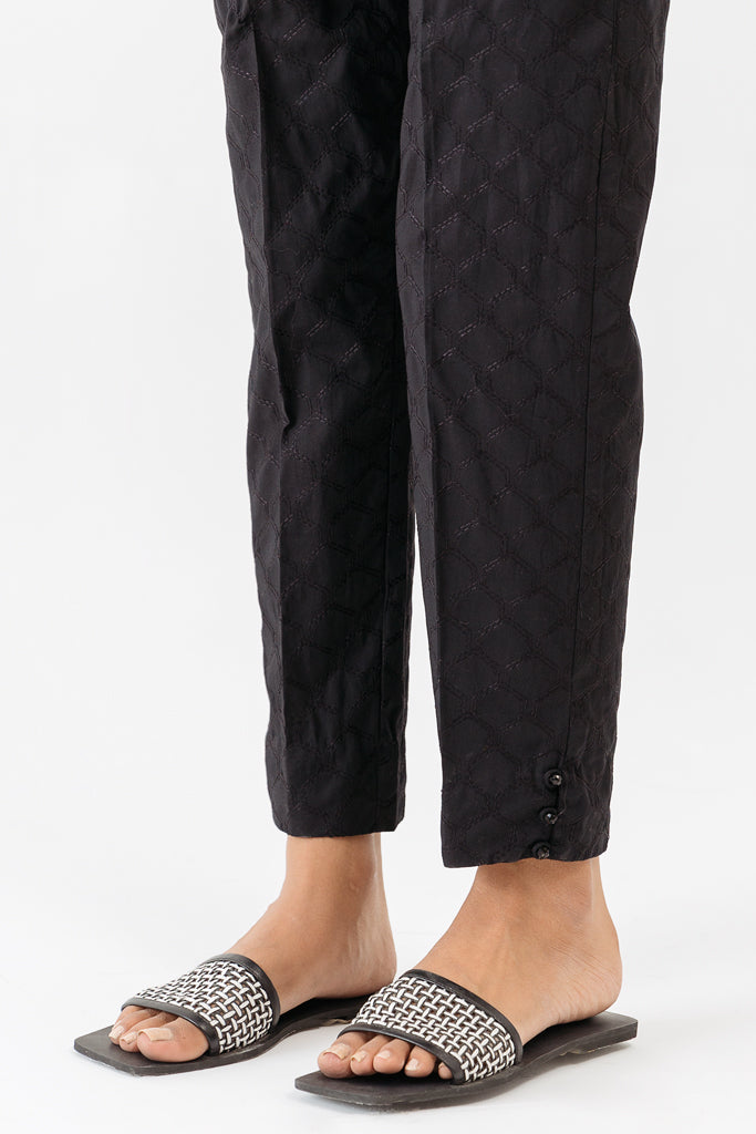 EMBROIDERED STRAIGHT PANTS