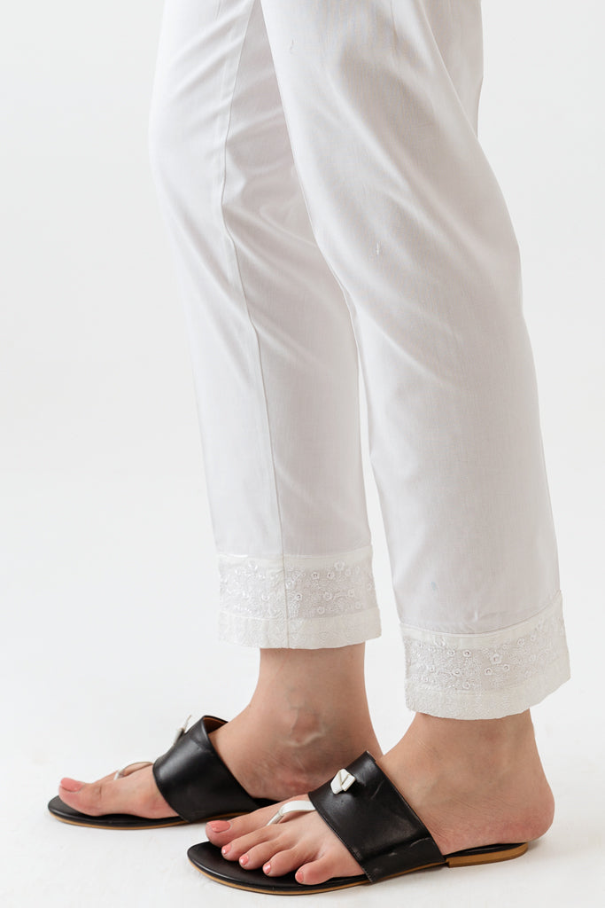 EMBROIDERED STRAIGHT PANTS