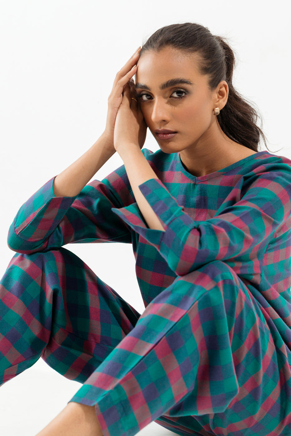 MULTI CHECKERED CO-ORD SET