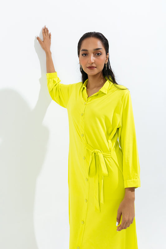 NEON LIME LONG TUNIC