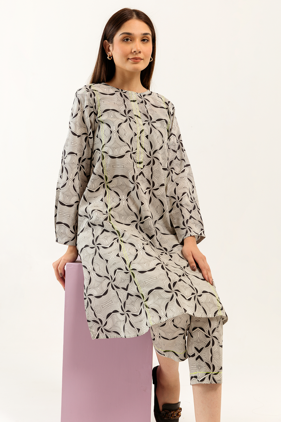 PRINTED SHIRT WITH PANT