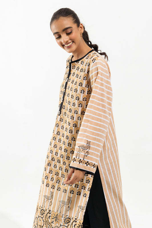 EMBROIDERED YARN DYED SHIRT (PRET)