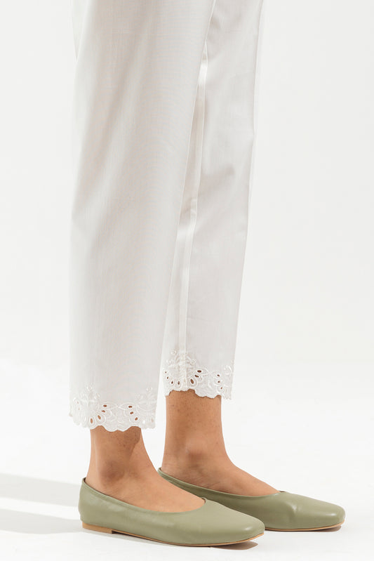 EMBROIDERED STRAIGHT PANTS