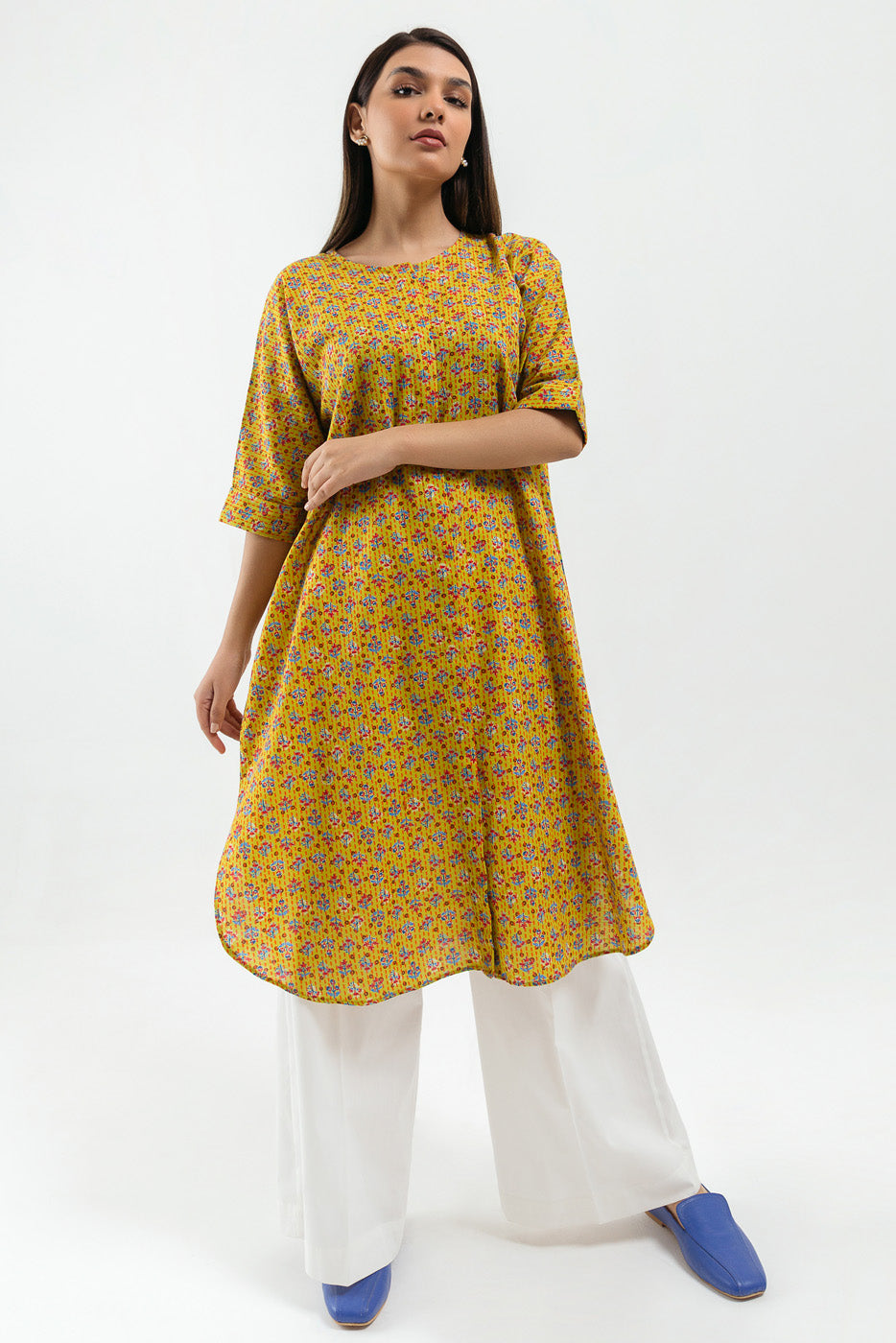 PRINTED KHADDAR SHIRT (PRET)