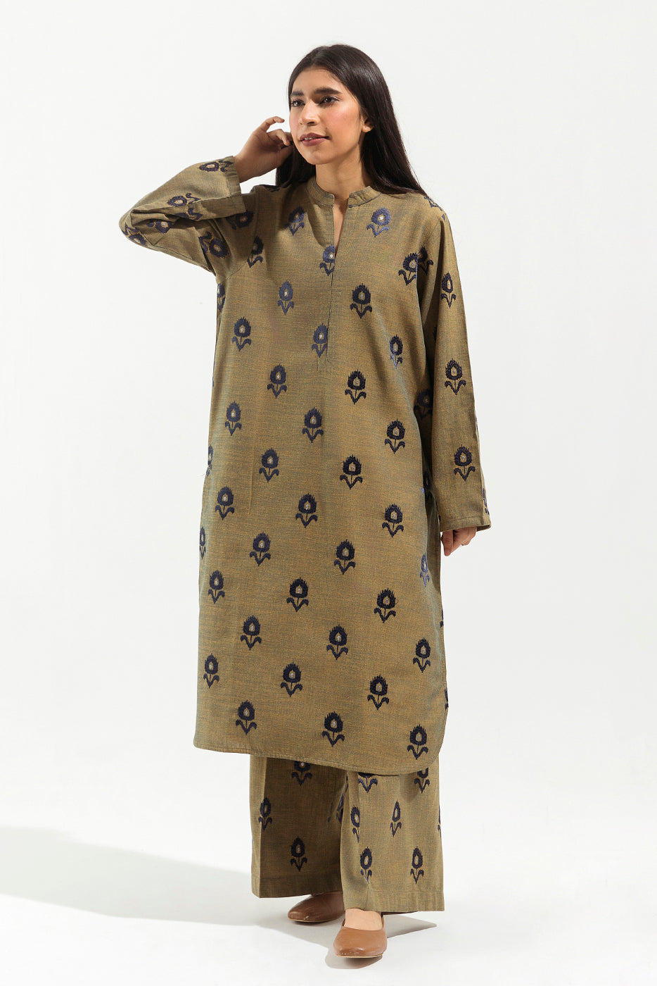 EMBROIDERED SHIRT WITH PANTS