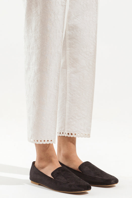 EMBROIDERED STRAIGHT PANTS
