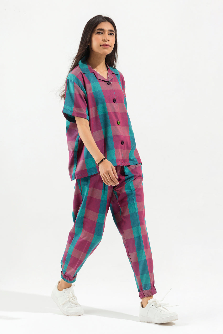 2 PIECE YARN DYED COORD SET (PRET)