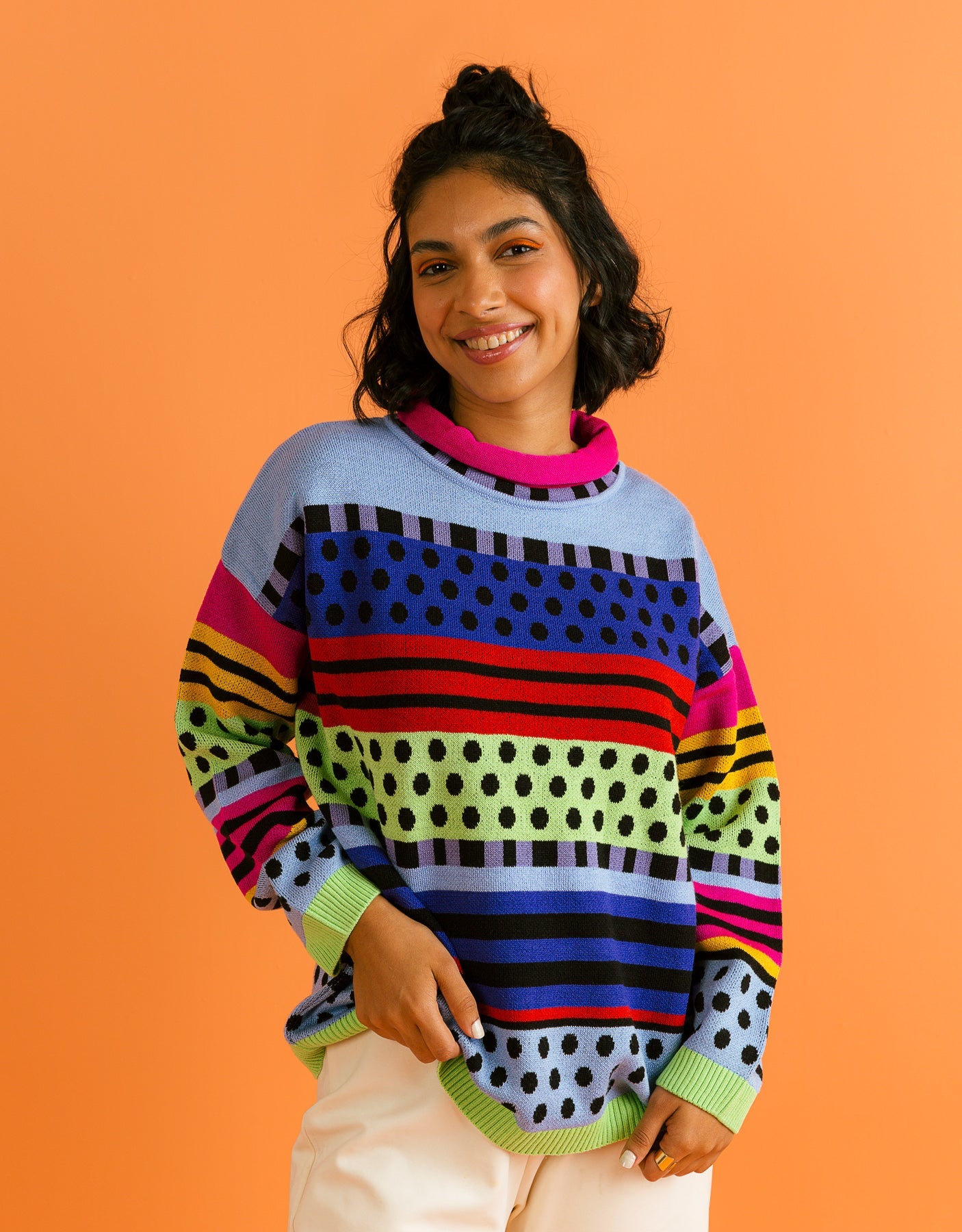 MULTI COLORED SWEATER