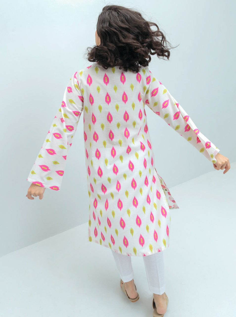 EMBROIDERED JACQUARD SHIRT (PRET)