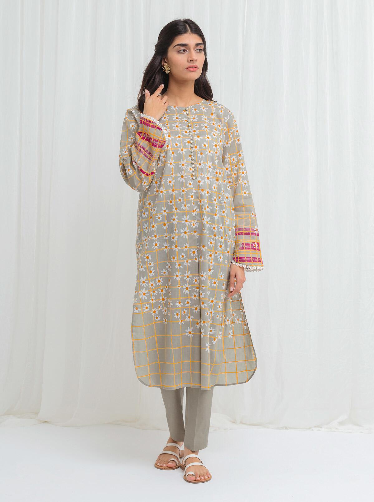 GREY FLORET - 2 PIECE