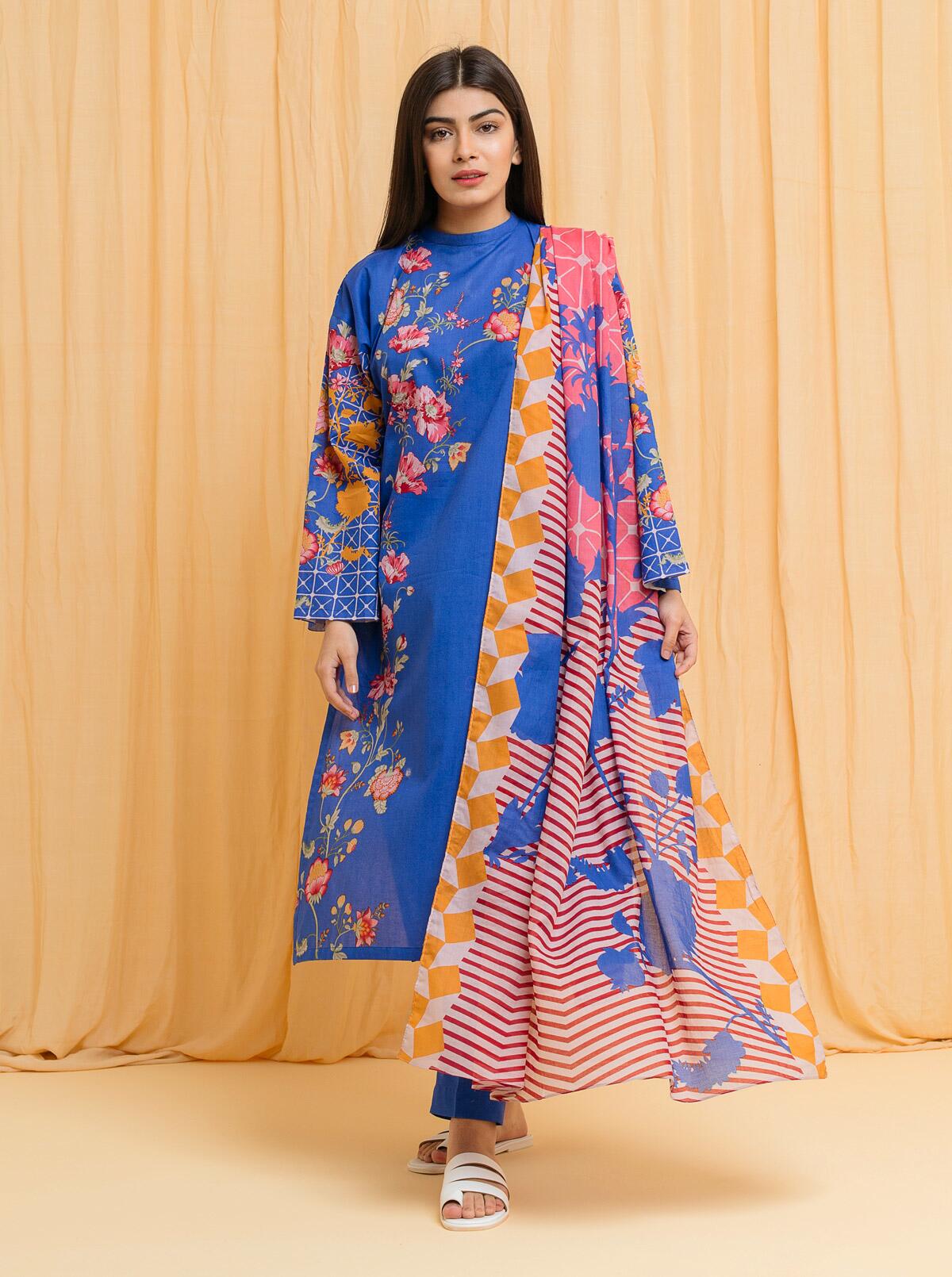 FLORAL TWILL - PRINTED 2 PIECE