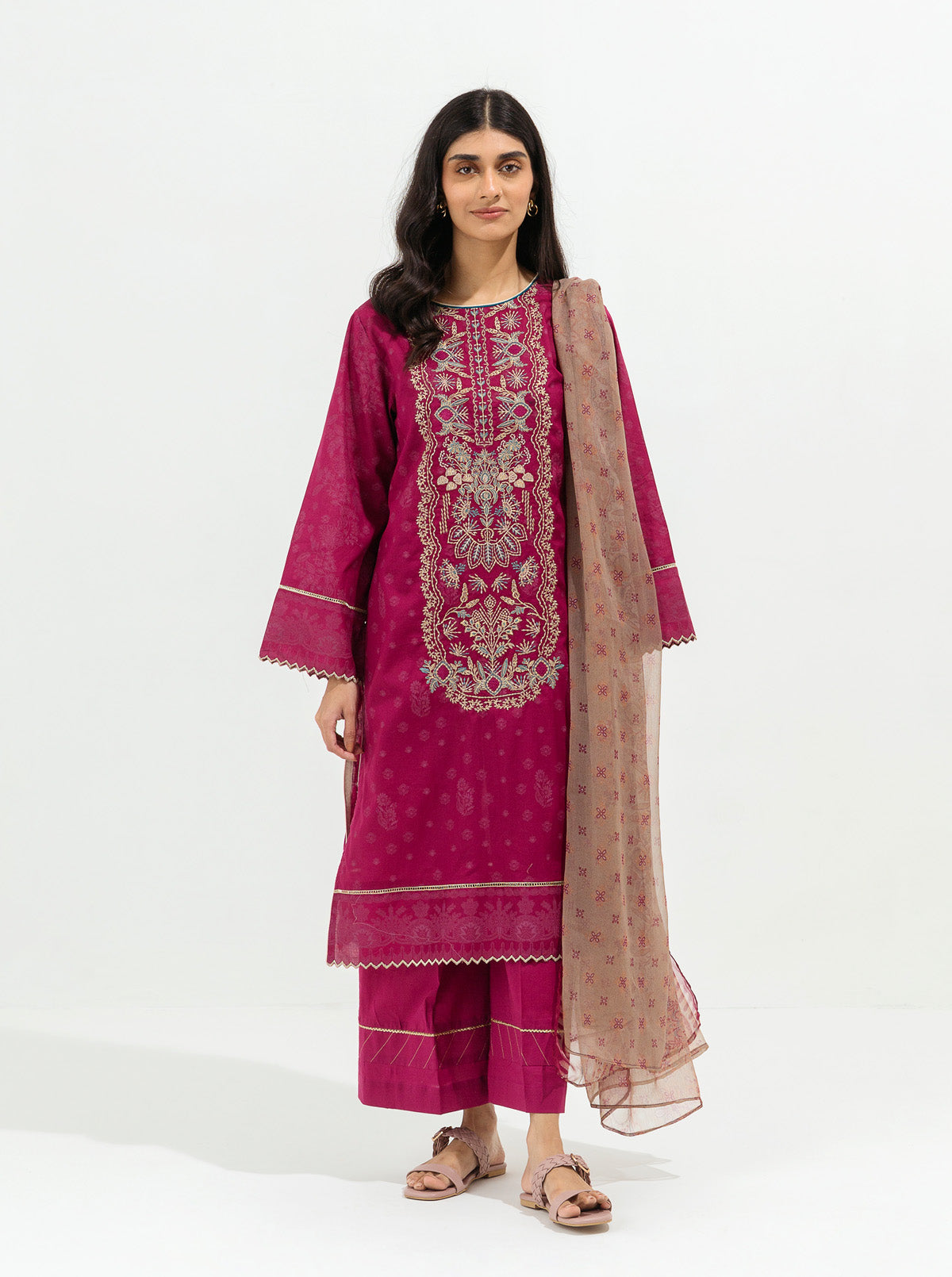 Fuchsia Hint-Embroidered-3P