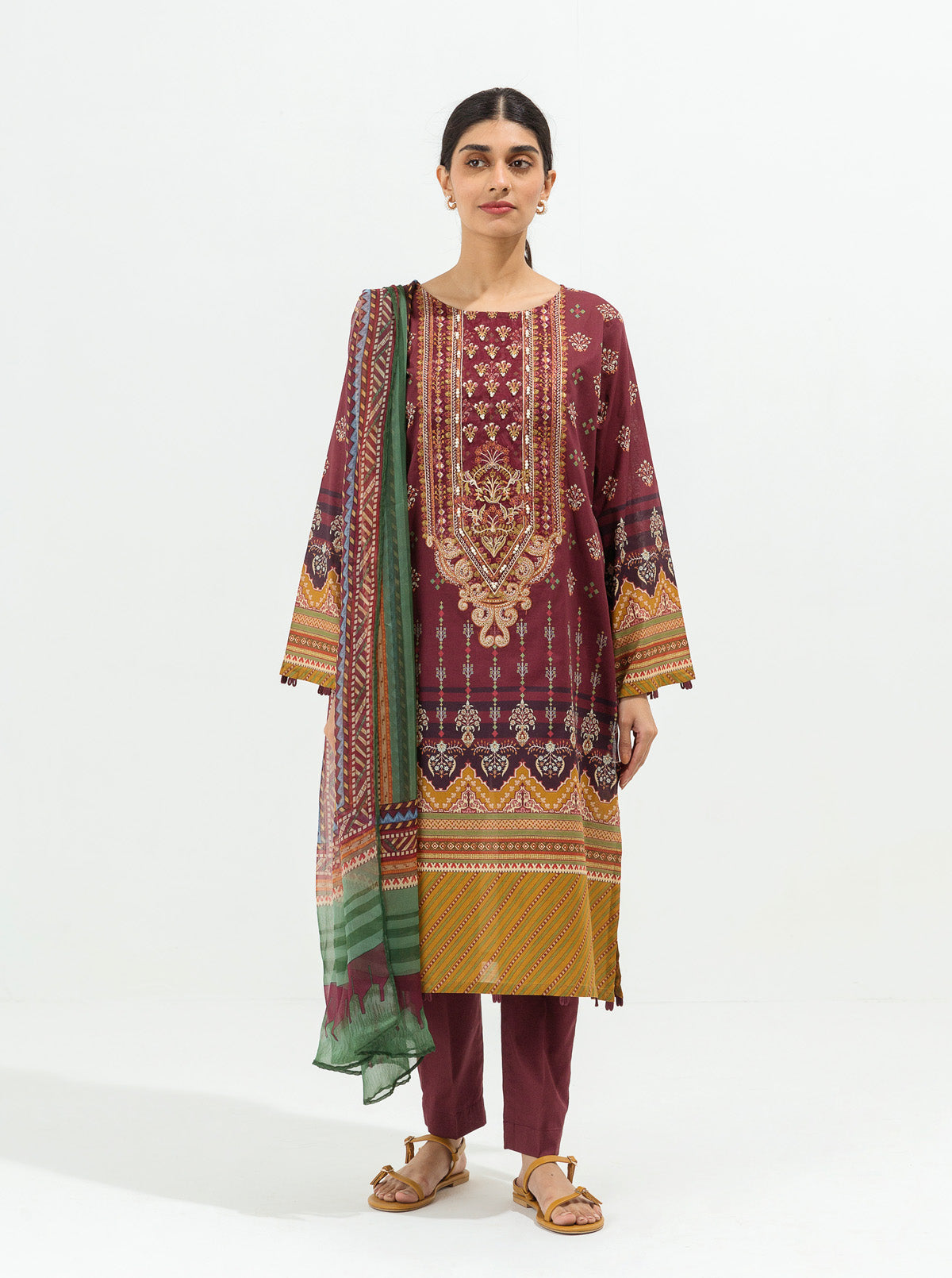 Majestic Gem-Embroidered-2P