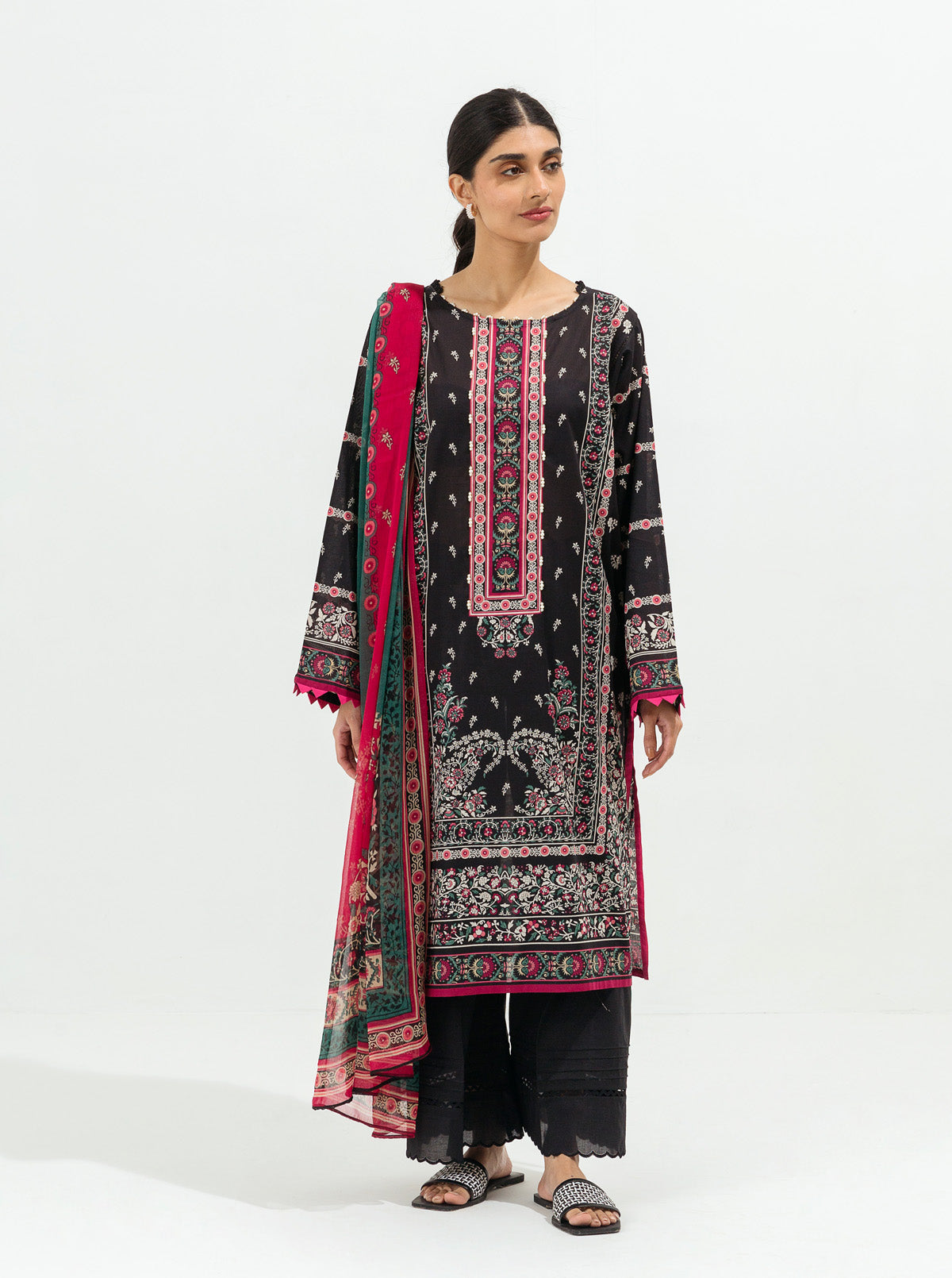 Oriental Infinite-Printed-2P (UNSTITCHED)