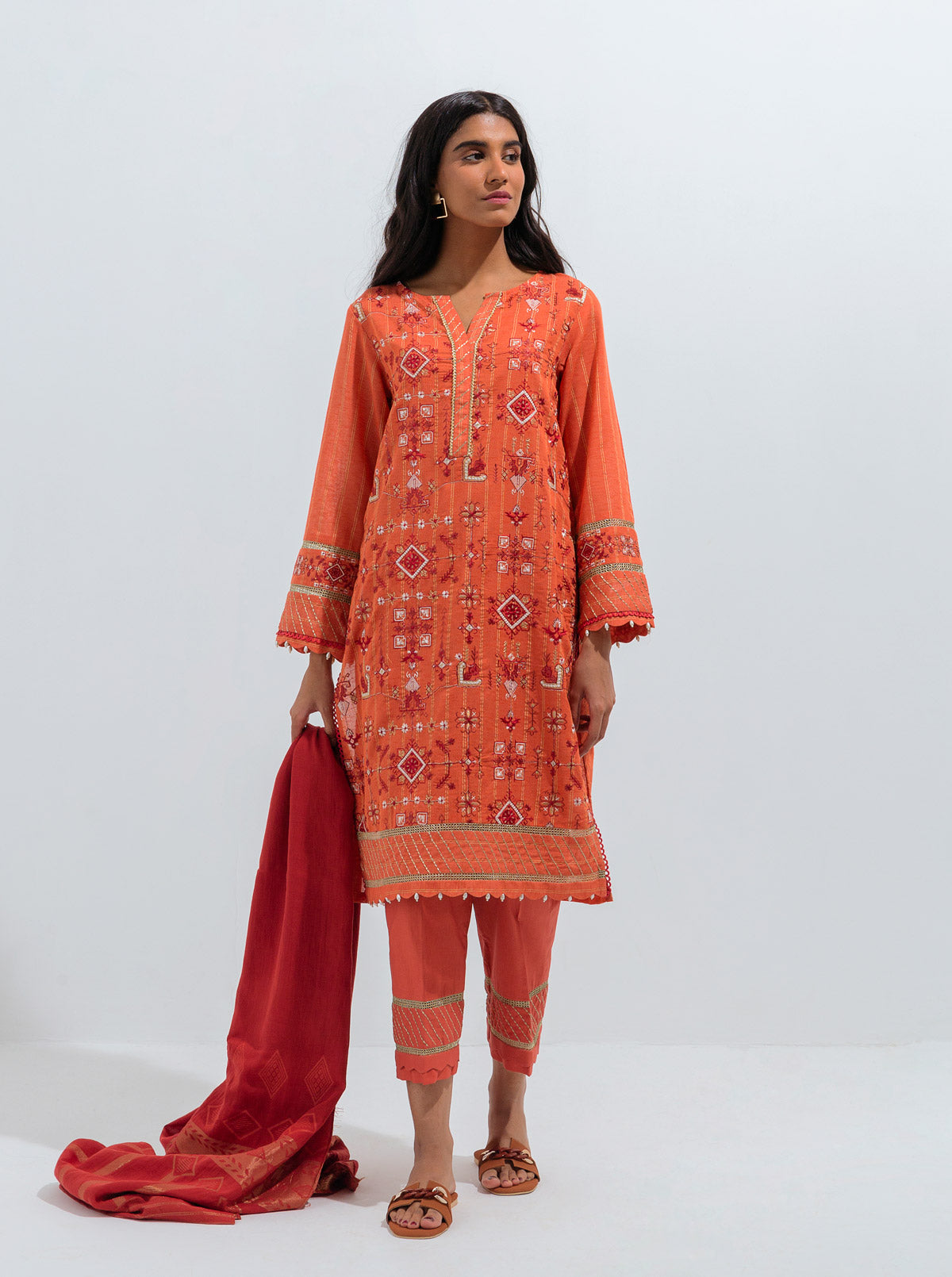 Topaz Jewel-Embroidered-2P (UNSTITCHED)