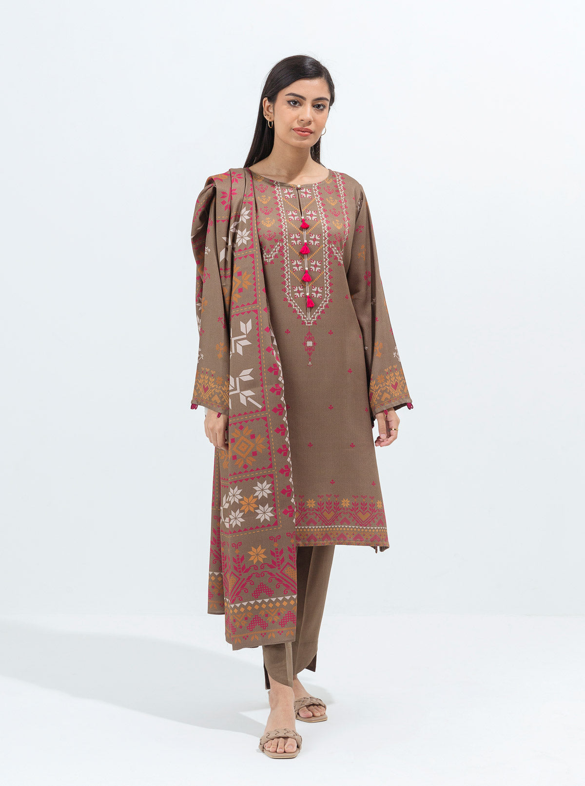 ETHNIC FUNK-PRINTED -2P (UNSTITCHED)