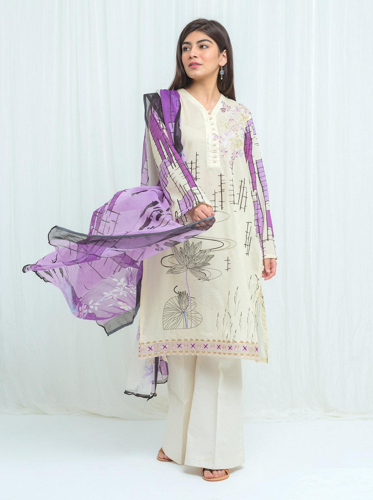 ORCHID CREAM - 3 PIECE
