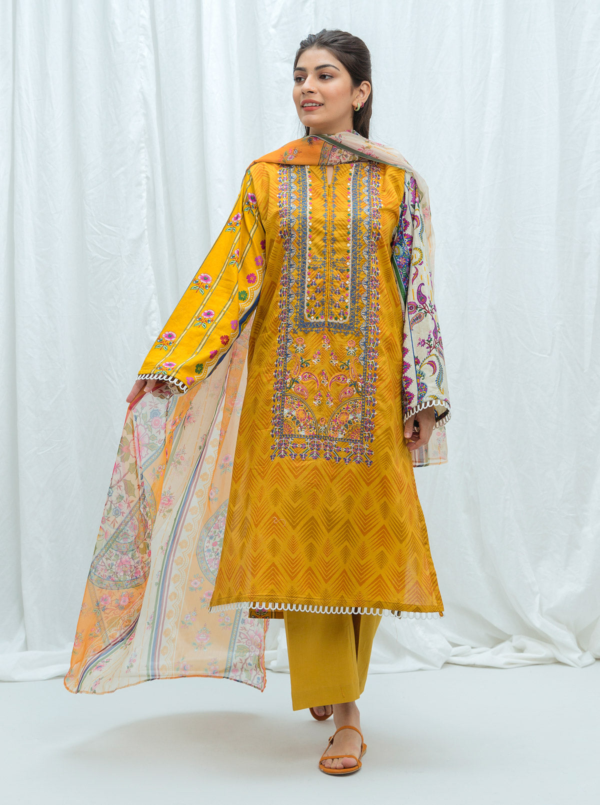 AMBER IRIS-EMBROIDERED-2P (UNSTITCHED)