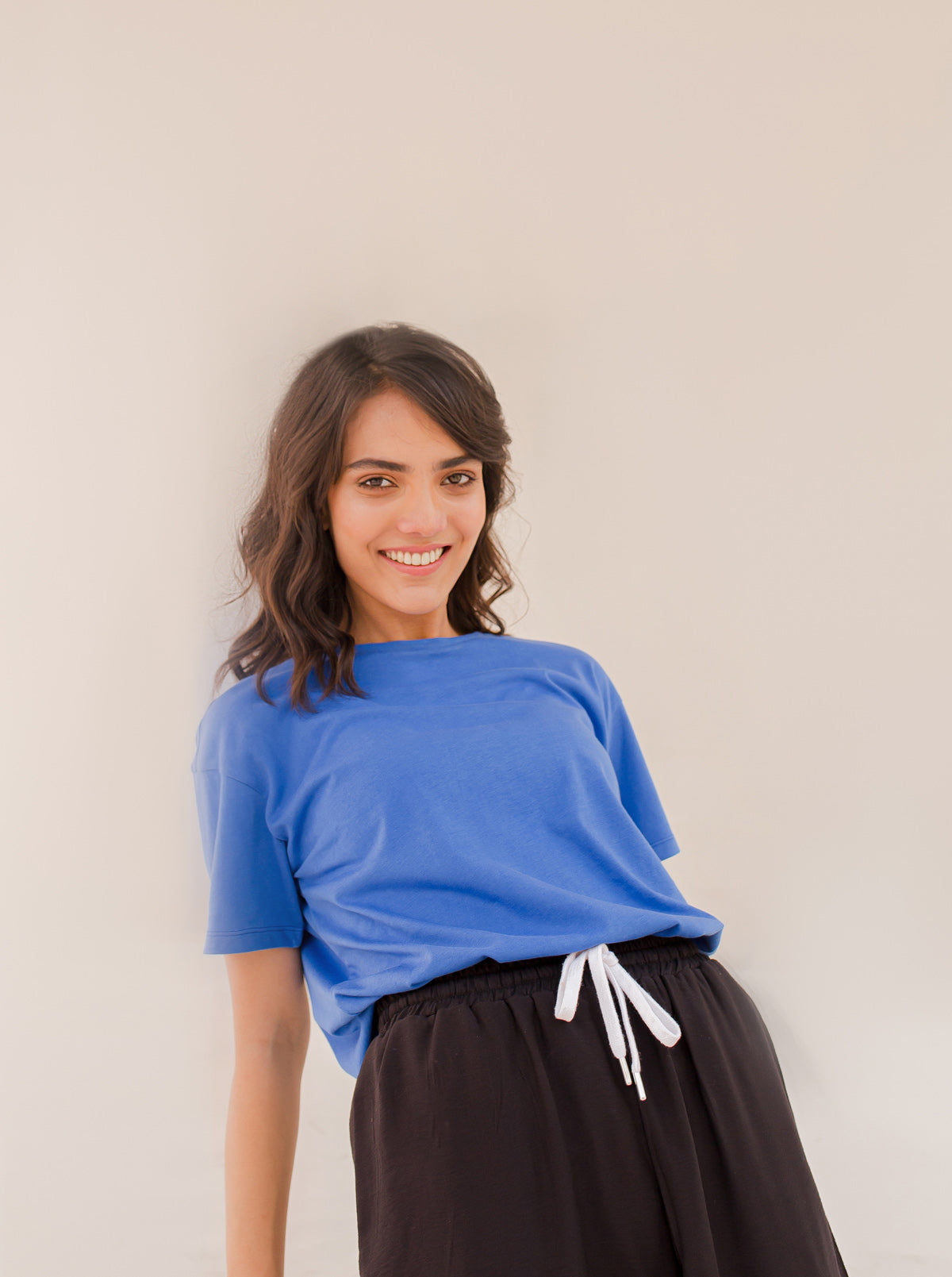 BLUE REGULAR FIT T-SHIRT