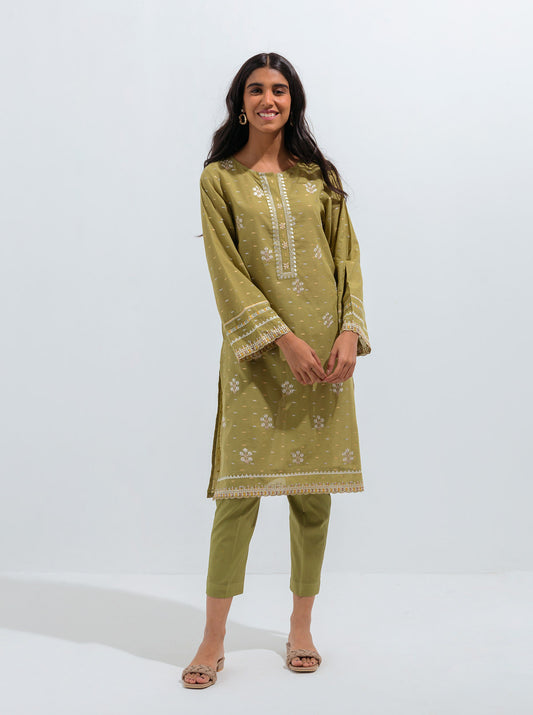 EMBROIDERED JACQUARD SHIRT (LUXURY PRET)