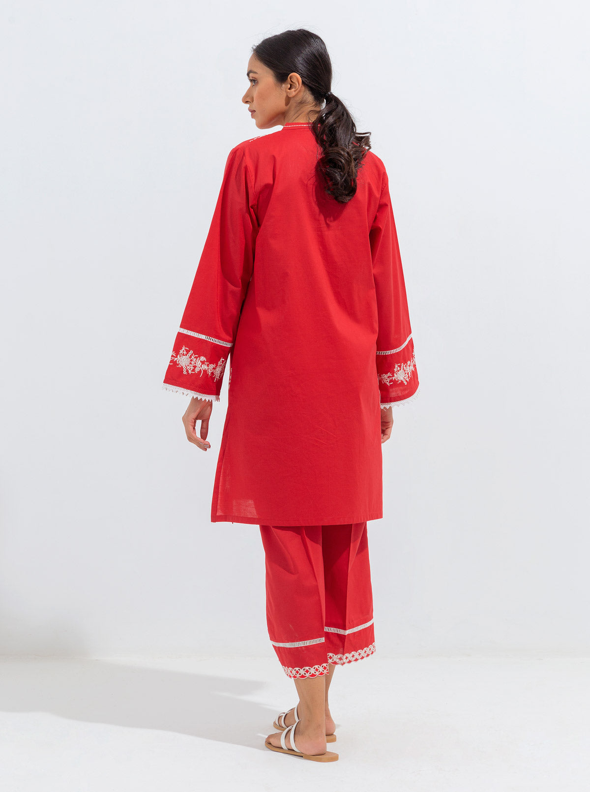 EMBROIDERED SHIRT WITH PANT