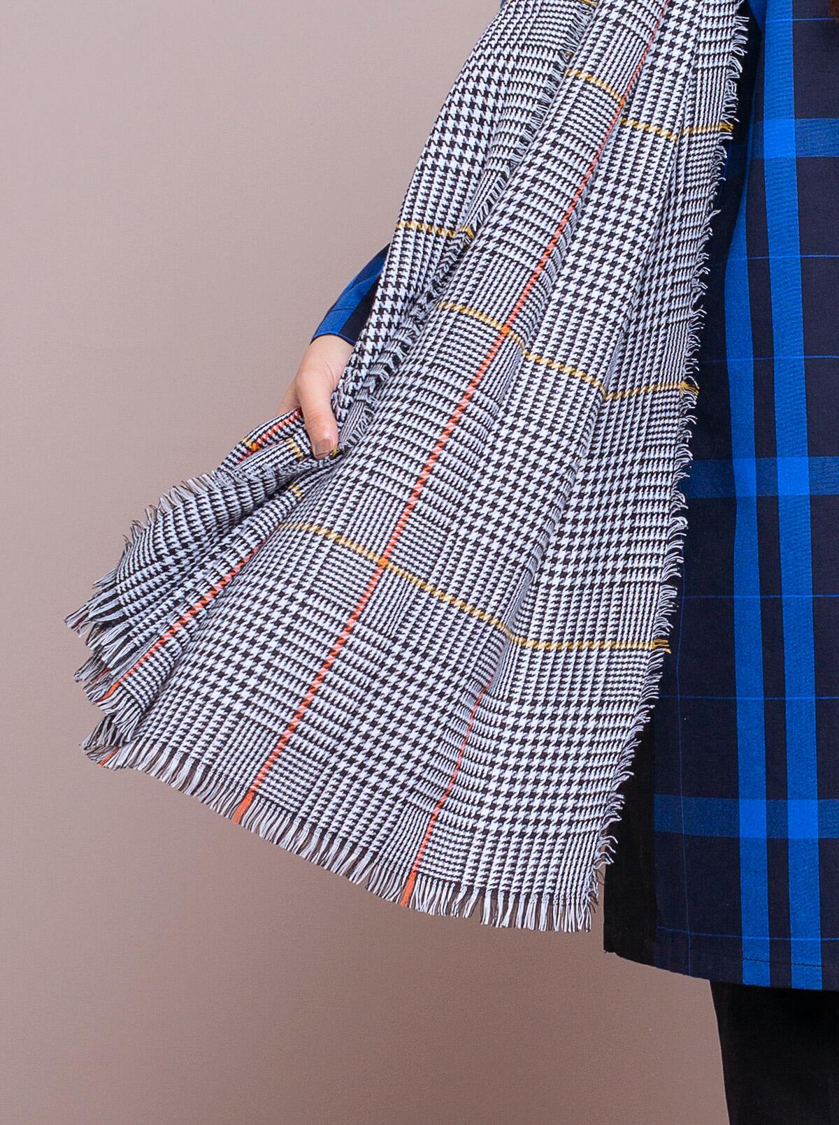 Printed Shirt With Shawl